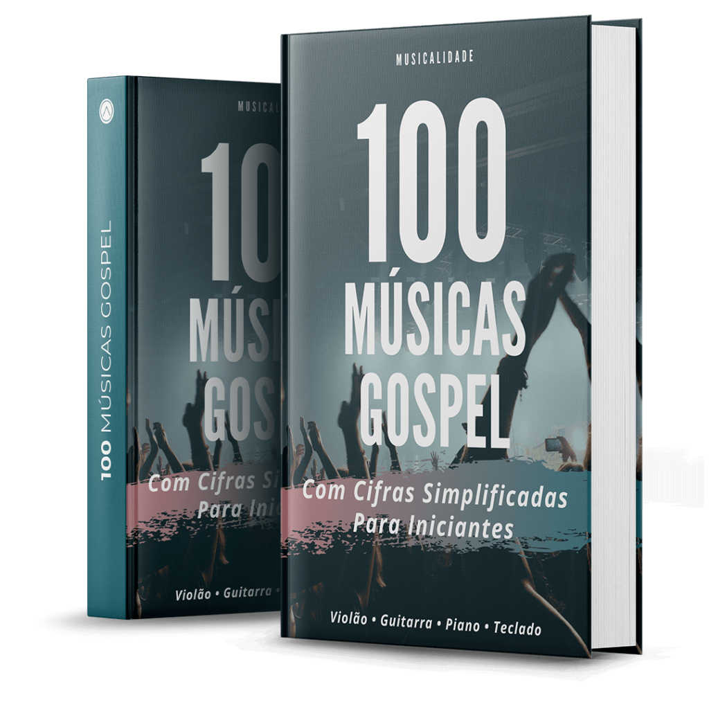 Livro 100 Músicas Gospel Cifradas  #1 Mais Vendido do Brasil e do